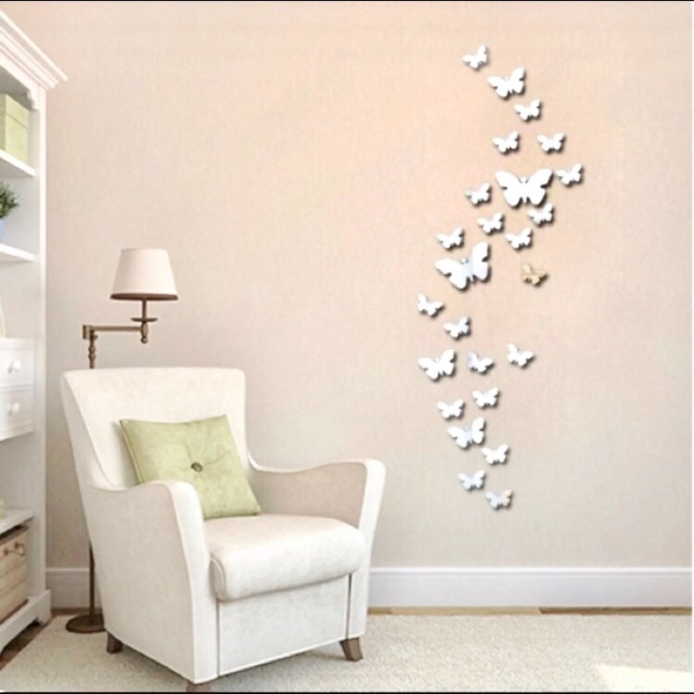Wall mirror stickers decoration DIY. NEW